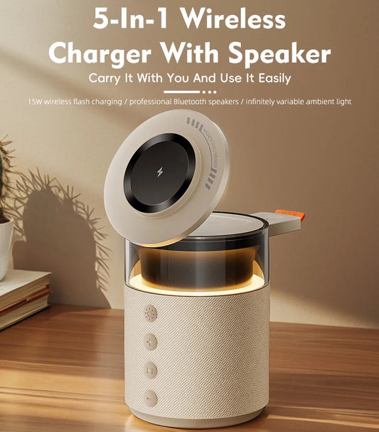 5-in-1 Magnetic Wireless Charging Station